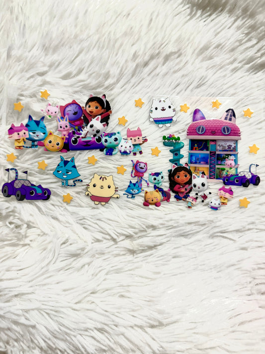 W169. Doll House Friends Tumbler Wrap