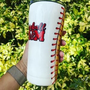 Baseball Tumbler Stainless Steel Tumbler Personalize It By Belle 