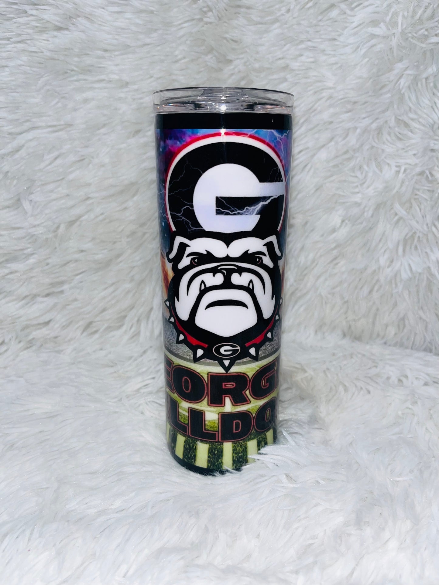 Bull Dog Football Tumbler Stainless Steel Tumbler Personalize It By Belle 