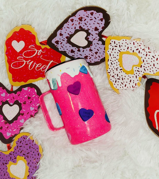 Convo Heart Tumbler Stainless Steel Tumbler Personalize It By Belle