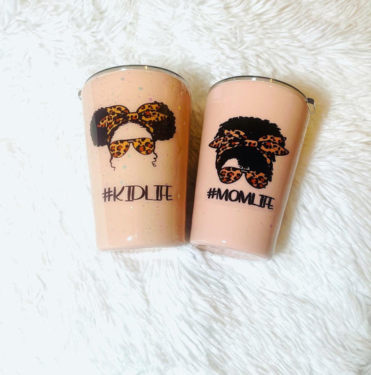 Custom Mommy and Me Tumbler Personalize It By Belle, LLC 