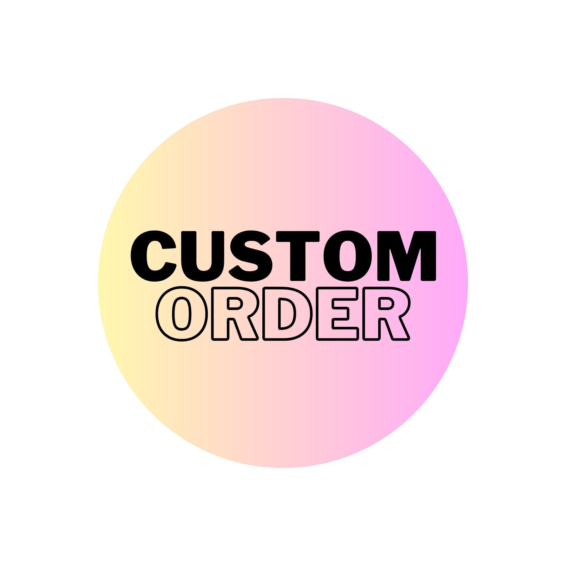 Custom Order- Christina Personalize It By Bel 