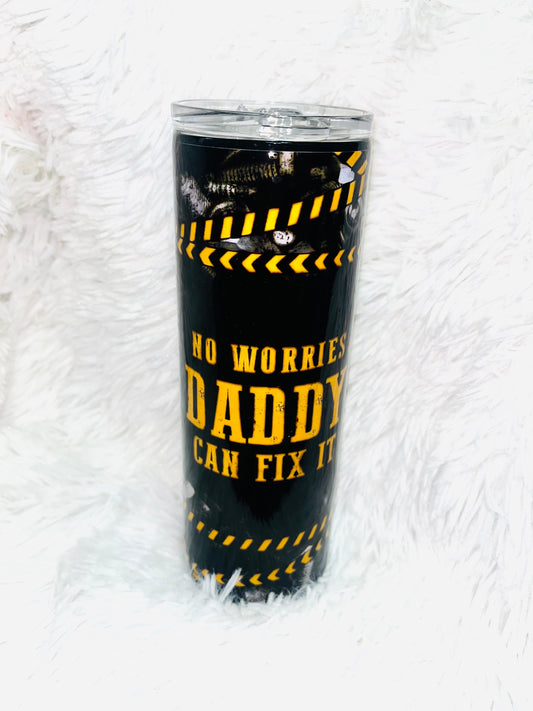 DADDY Fix It Stainless Tumbler Stainless Steel Tumbler Personalize It By Belle