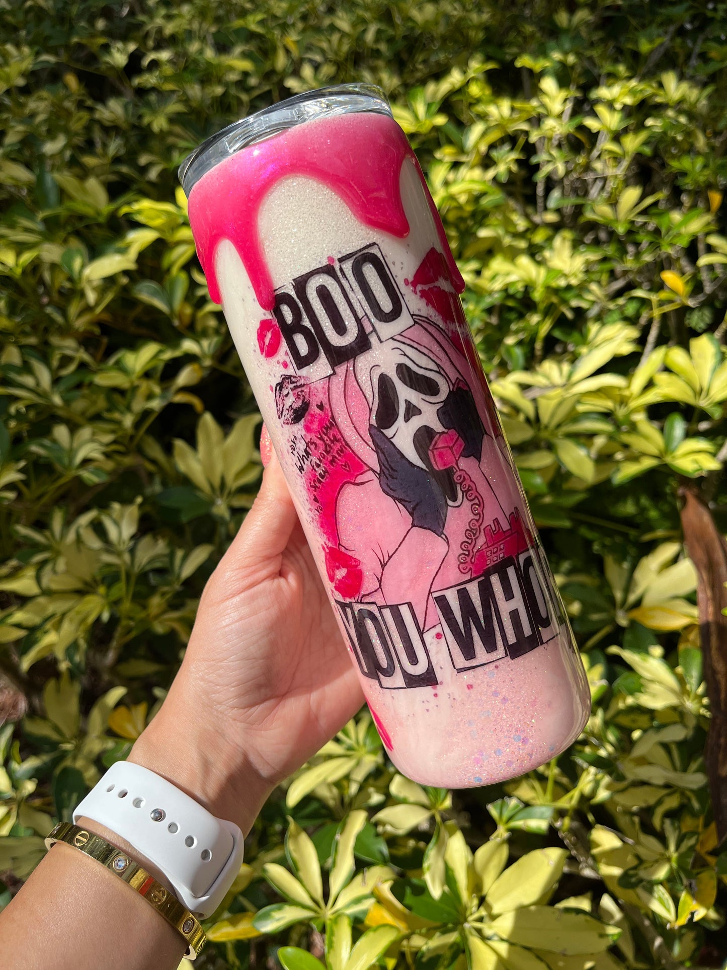 Drip Kisses Boo Tumbler Stainless Steel Tumbler Personalize It By Belle Drip 