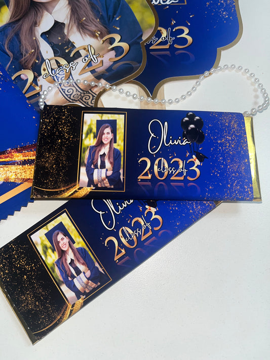 Graduation HERSHEY Bars (12) Party Supplies Personalize It By Belle, LLC 