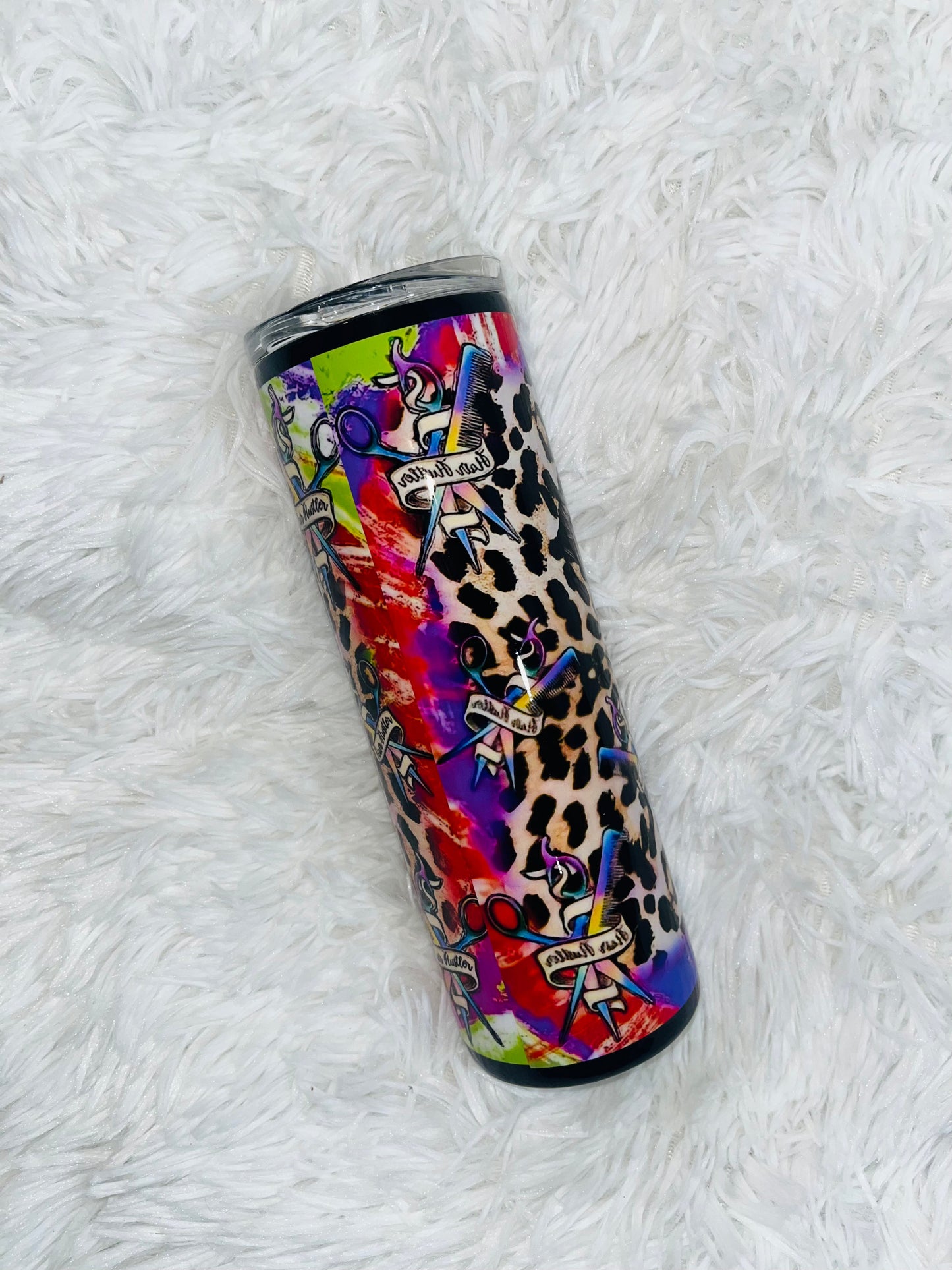 Hairstylist Chic Tumbler Stainless Steel Tumbler Personalize It By Belle 