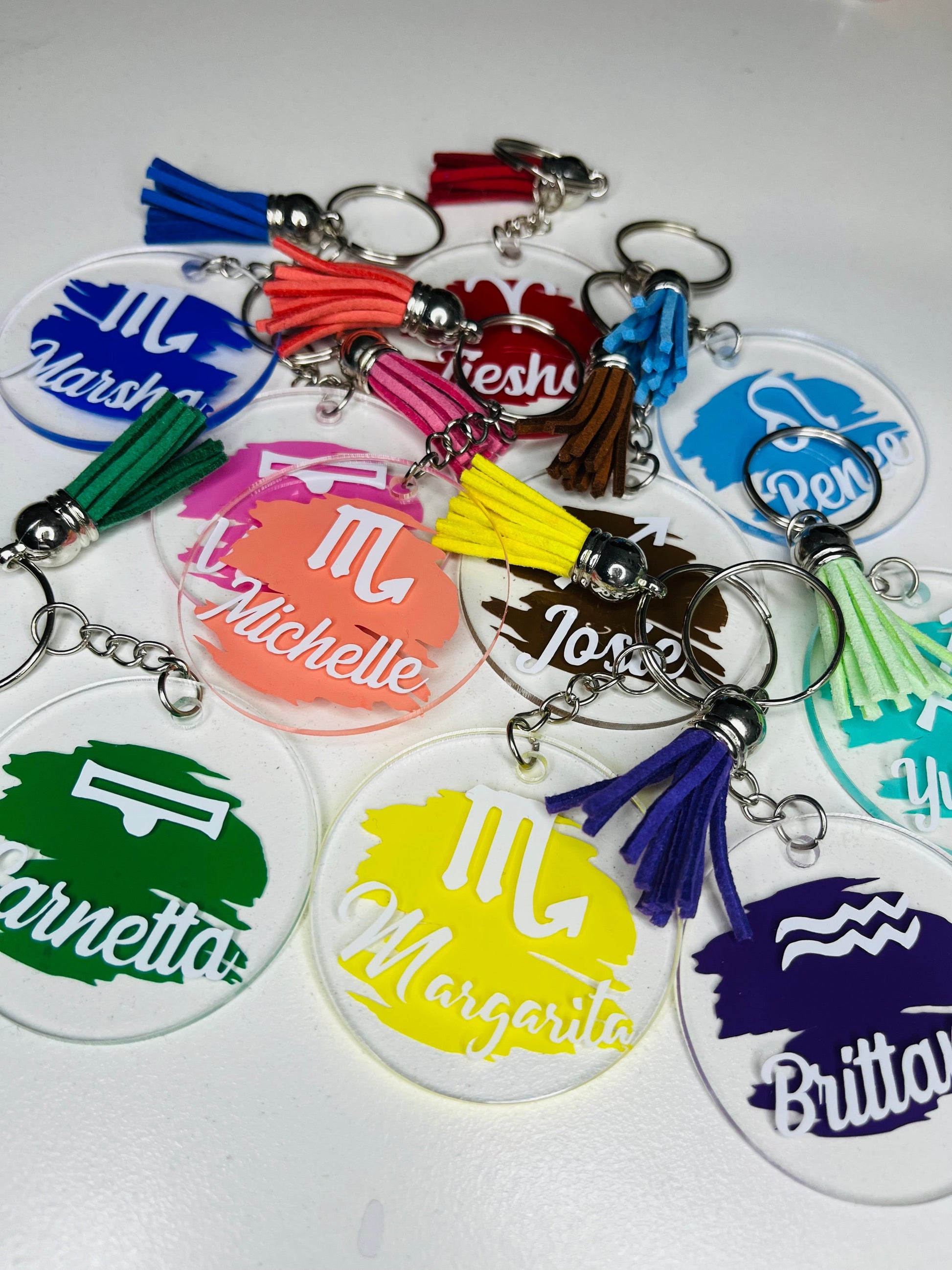 Horoscope Keychain Keychains Personalize It By Belle 