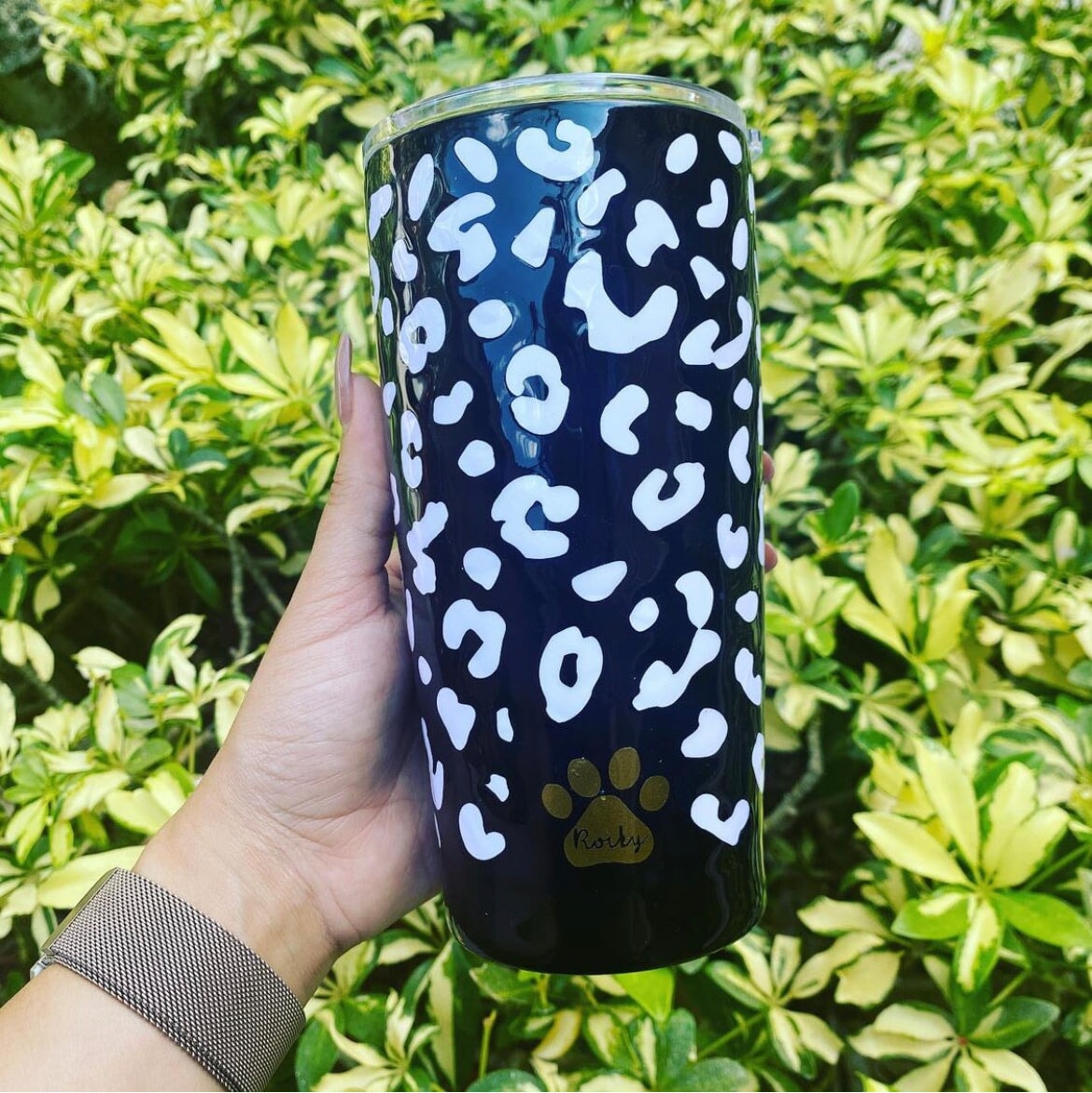 Leopard Mom Tumbler Stainless Steel Tumbler Personalize It By Belle 