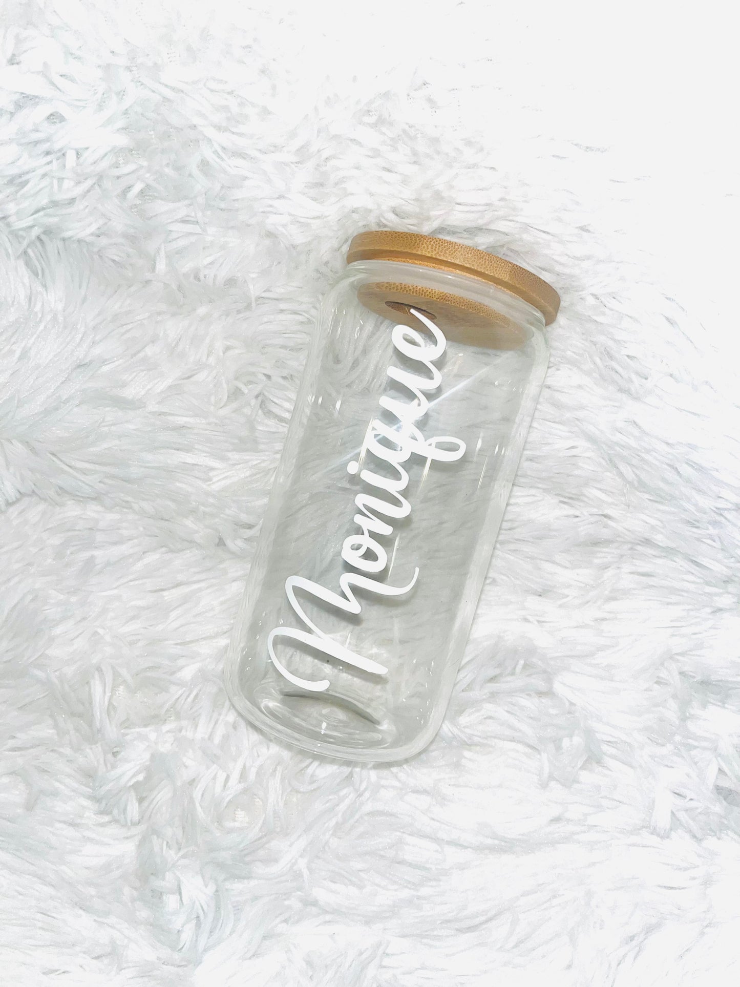Personalized Glass Can Tumbler Beer Mug Glass Personalize It By Belle 