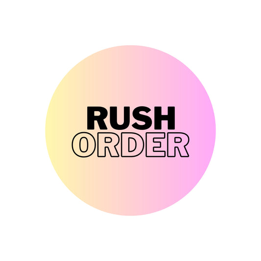 RUSH ORDER Party Supplies Personalize It By Belle, LLC 