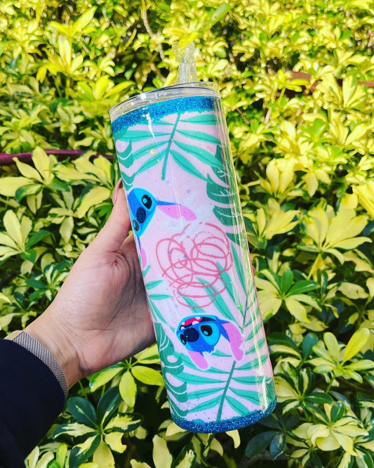 Stitch Inspired Tumbler Stainless Steel Tumbler Personalize It By Belle 