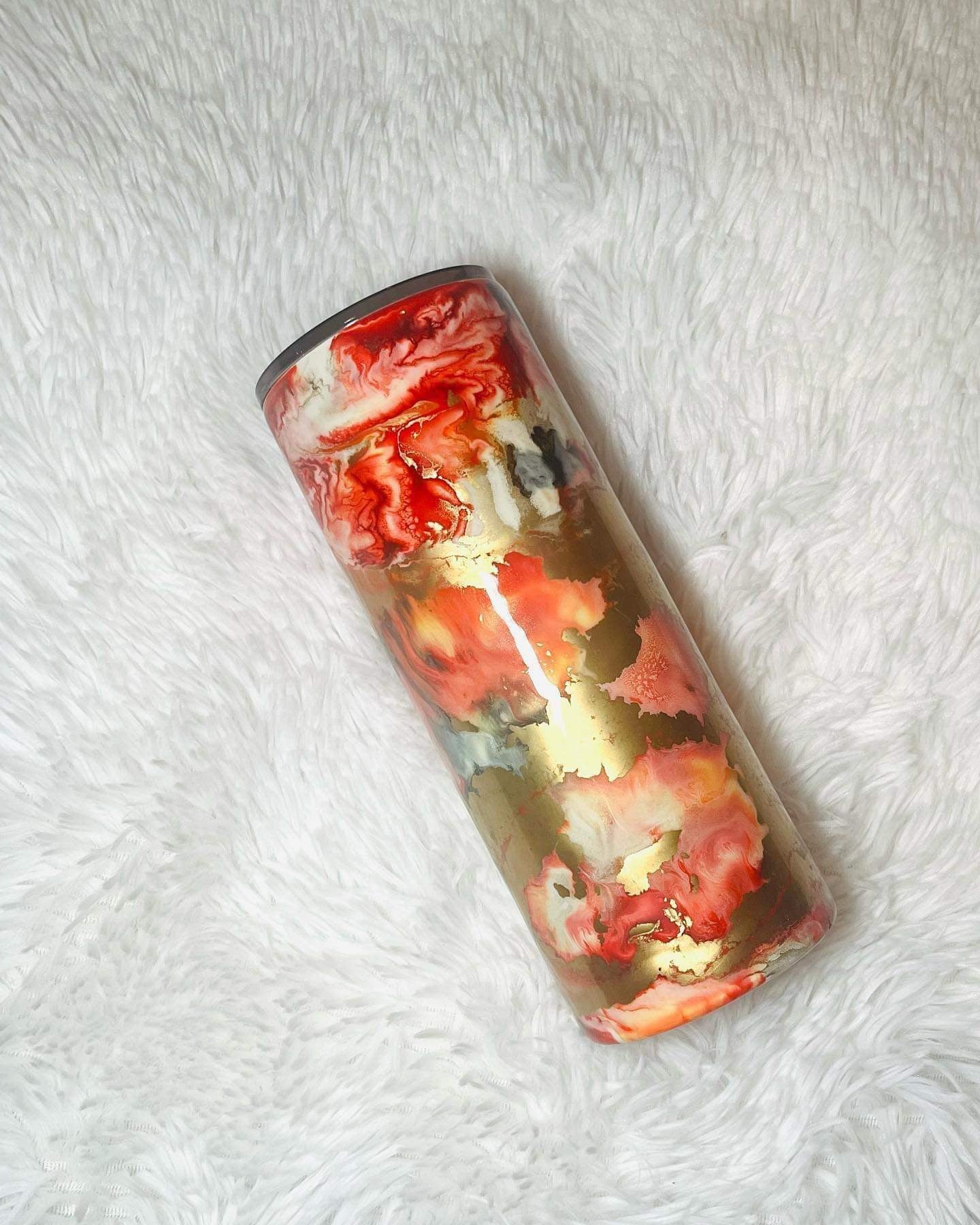 Water Swirl Marble Tumbler Stainless Steel Tumbler Personalize It By Belle 